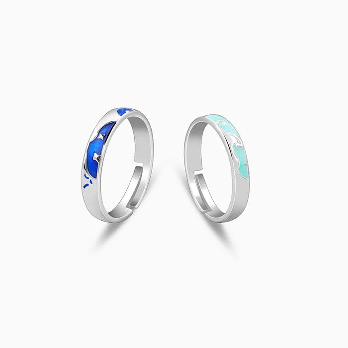 Silver Ecstasy Couple Bands Giva