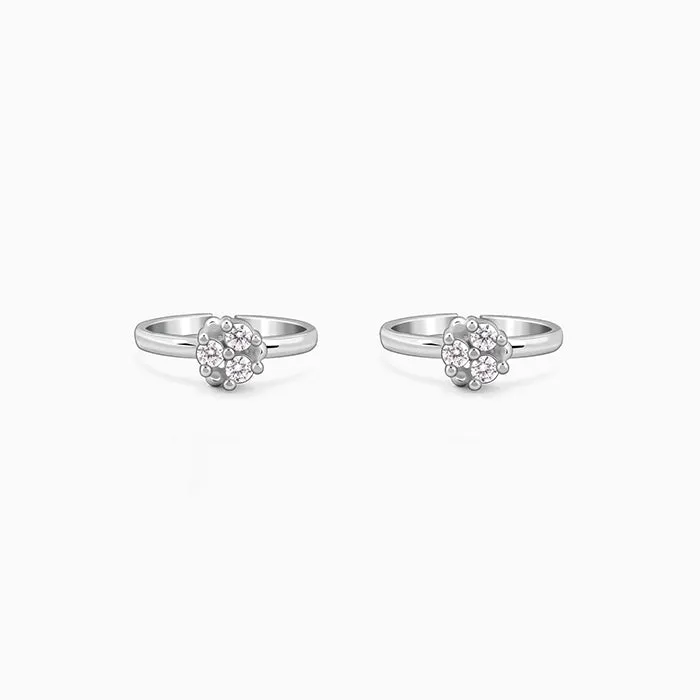 Silver Mehak Toe Rings Giva