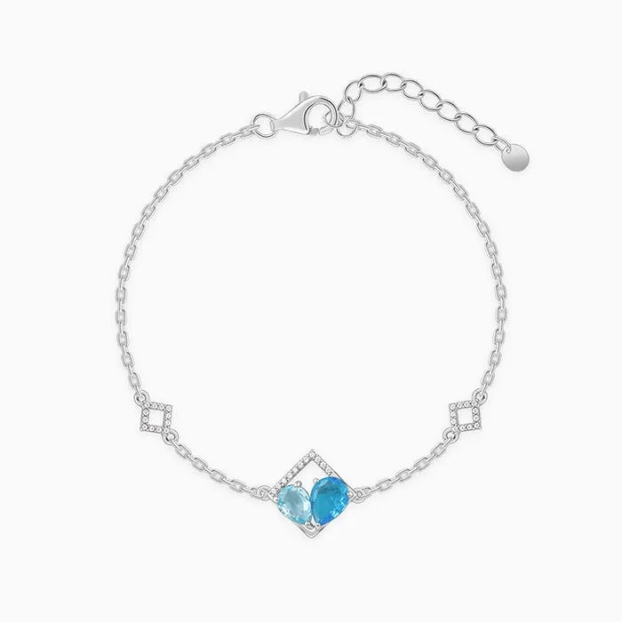 Silver Met Love Bracelet Giva
