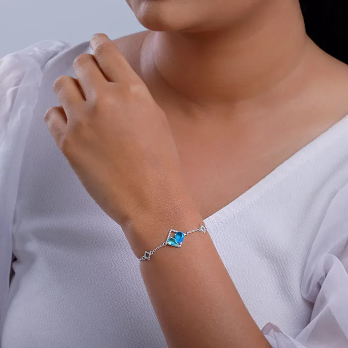 Silver Met Love Bracelet Giva