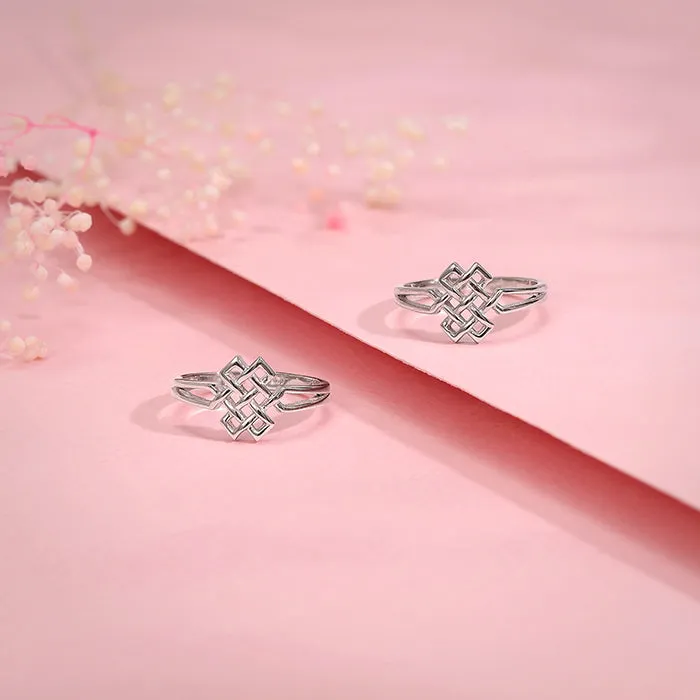 Silver Pema Toe Rings Giva