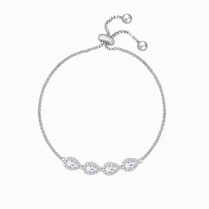 Silver Perfect-Pear Bracelet Giva