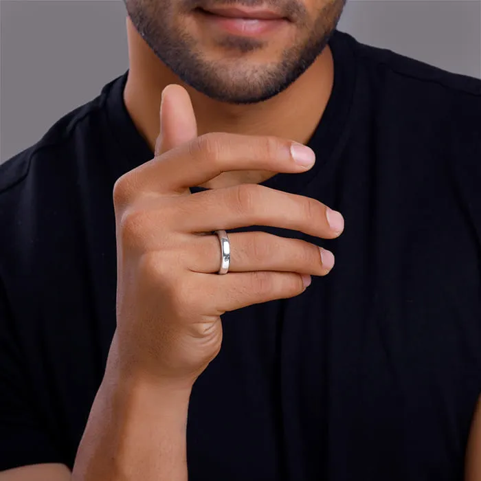 Silver Resilient Ring For Him Giva