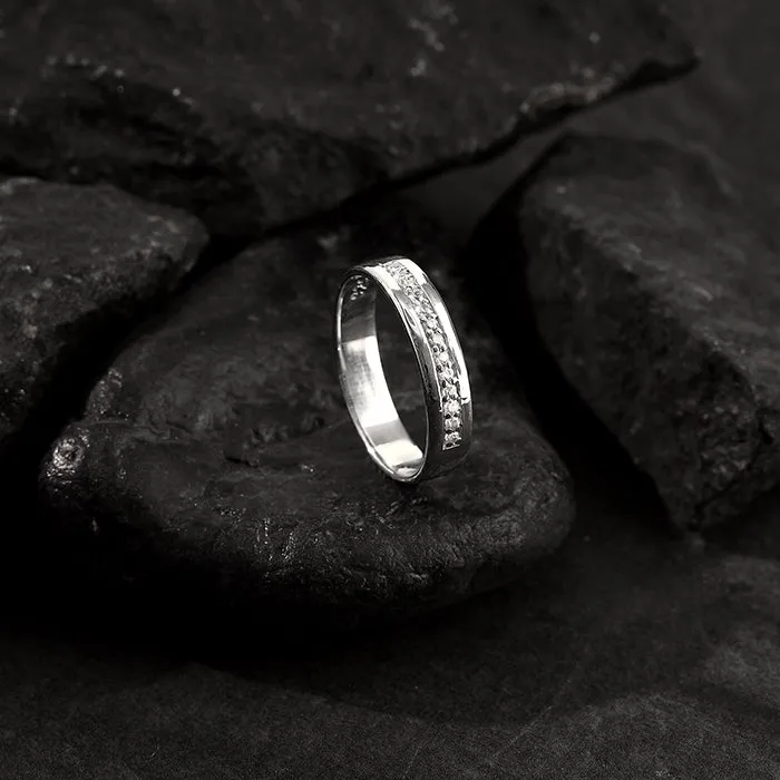 Silver Simple Serenity Men's Ring Giva