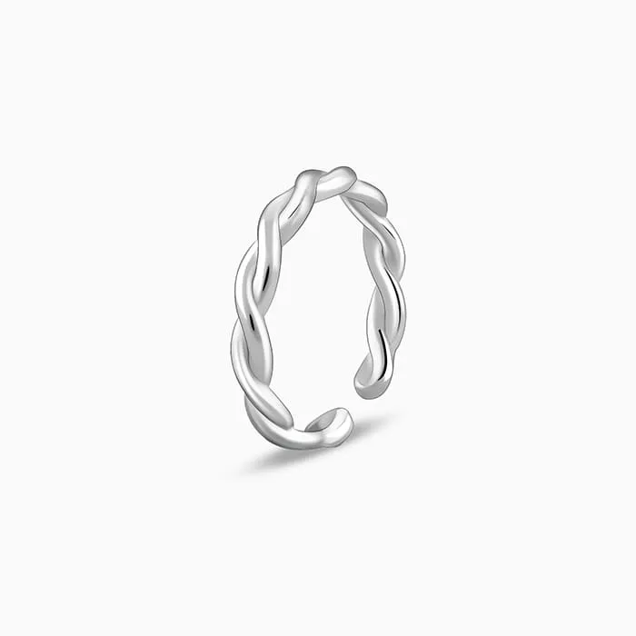 Silver Swirl Toe Rings Giva