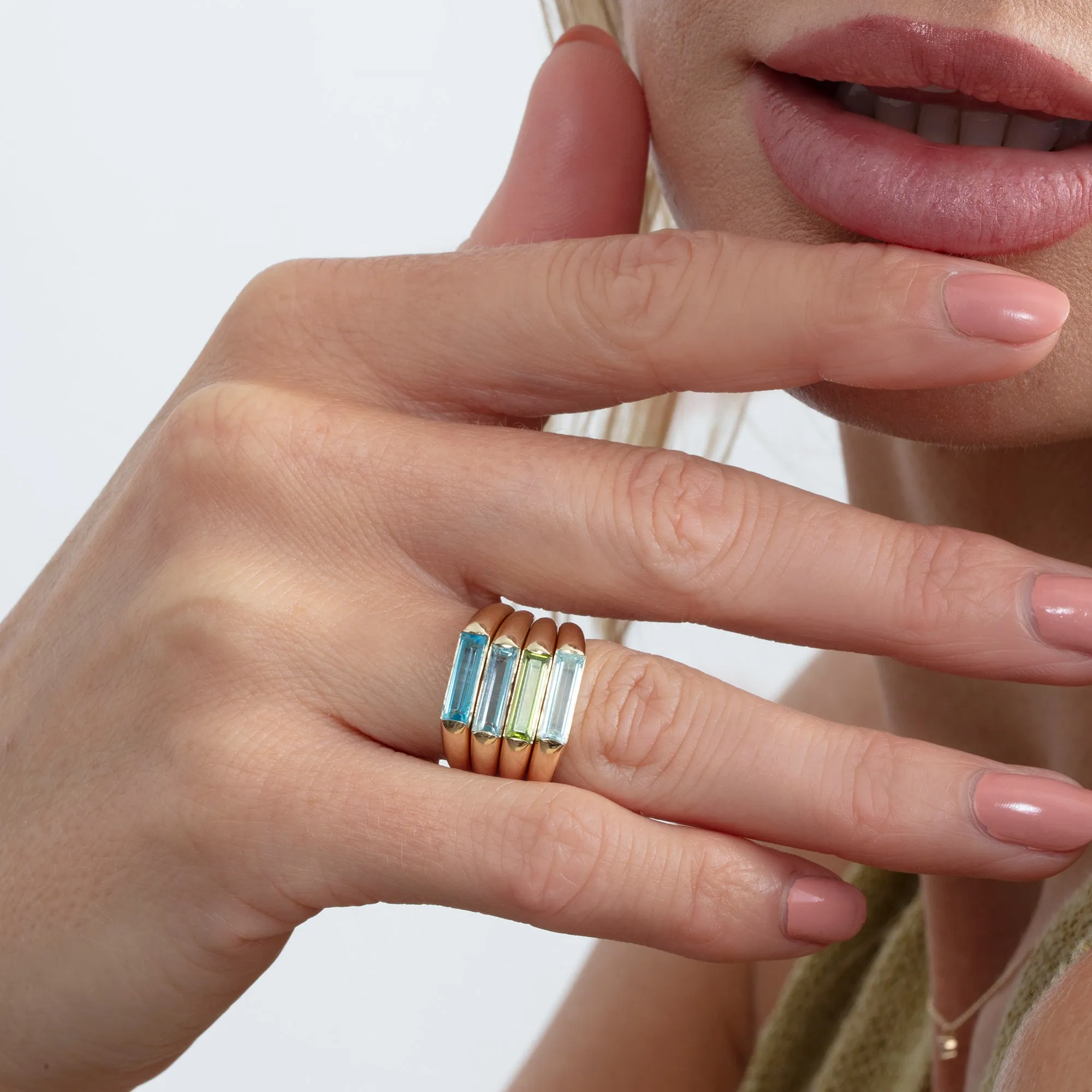 Sky Blue Topaz Ring, Arielle SARAHELISE