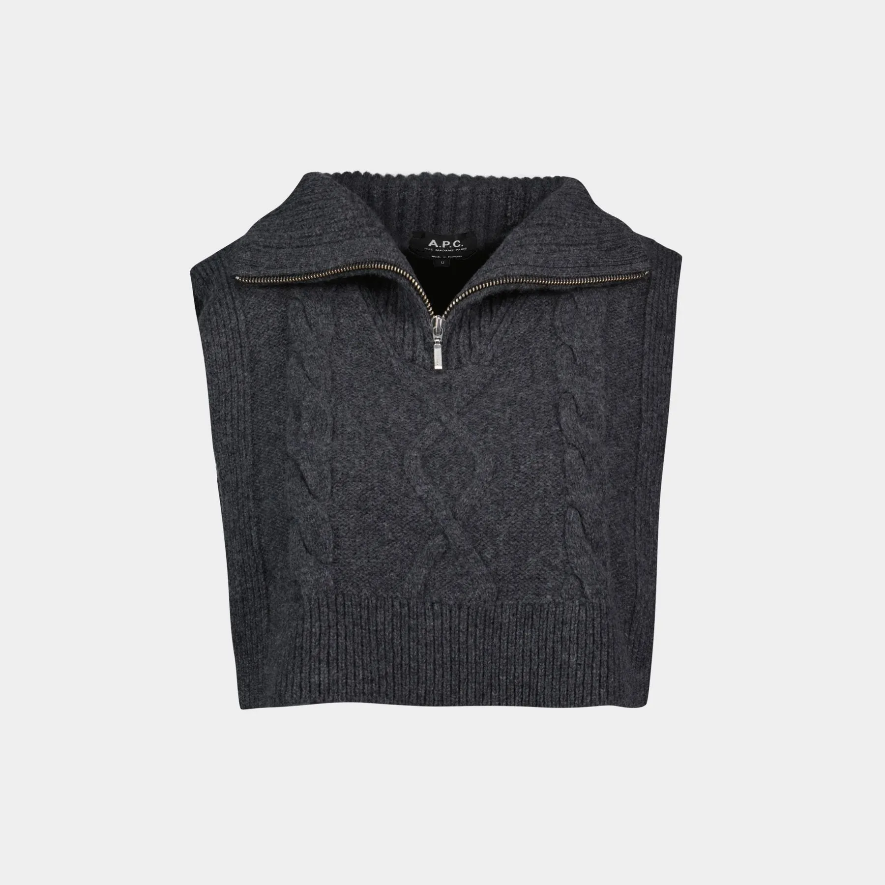 Snood Lola Scarf - A.P.C. - Wool - Grey