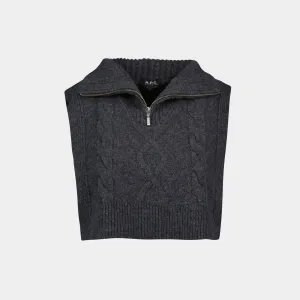 Snood Lola Scarf - A.P.C. - Wool - Grey