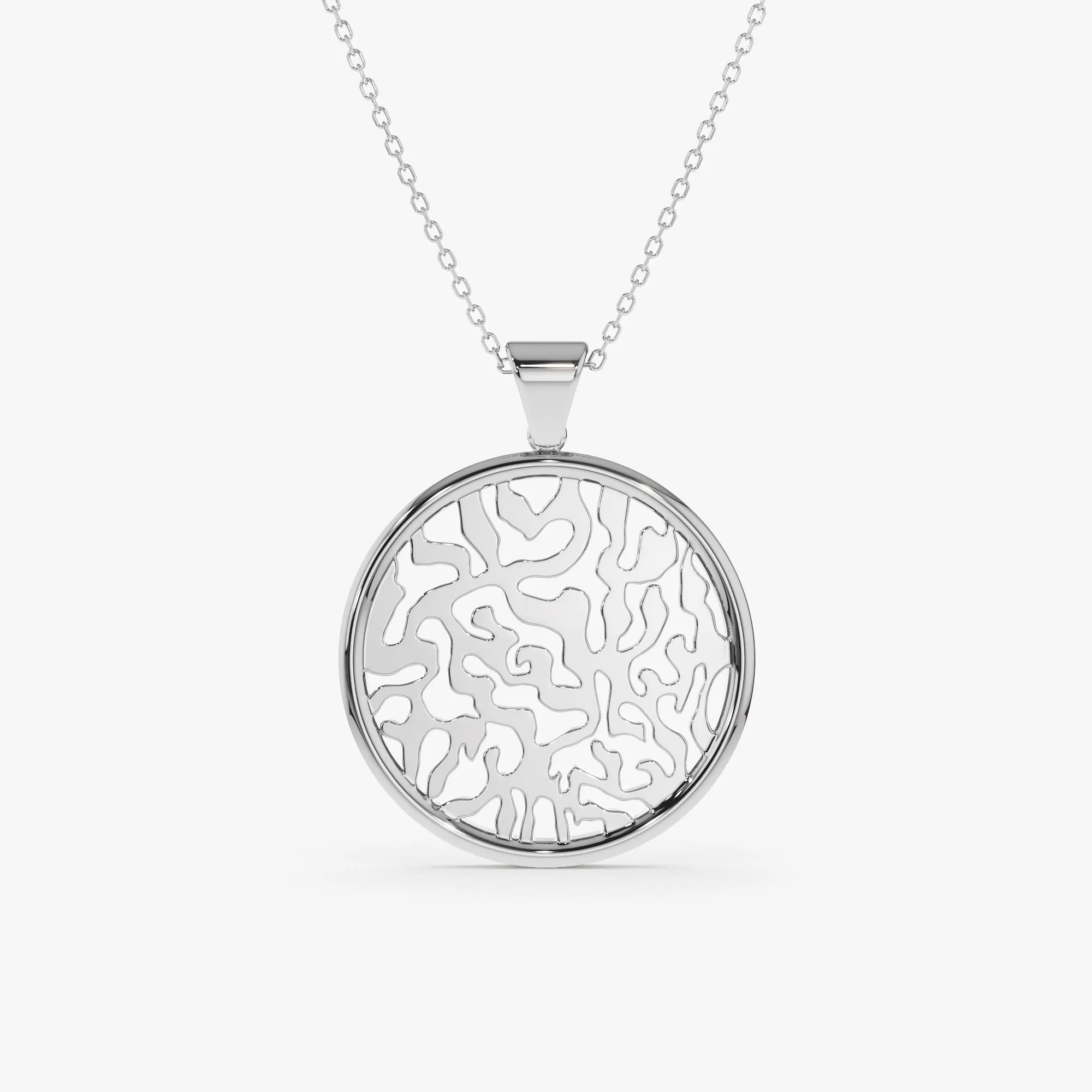 Solid Gold Shema Prayer Charm Necklace, Shema SARAHELISE