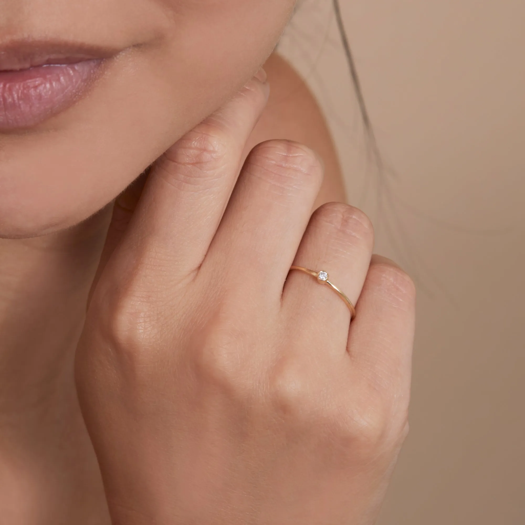 Solitaire Diamond Engagement Ring, Susie SARAHELISE