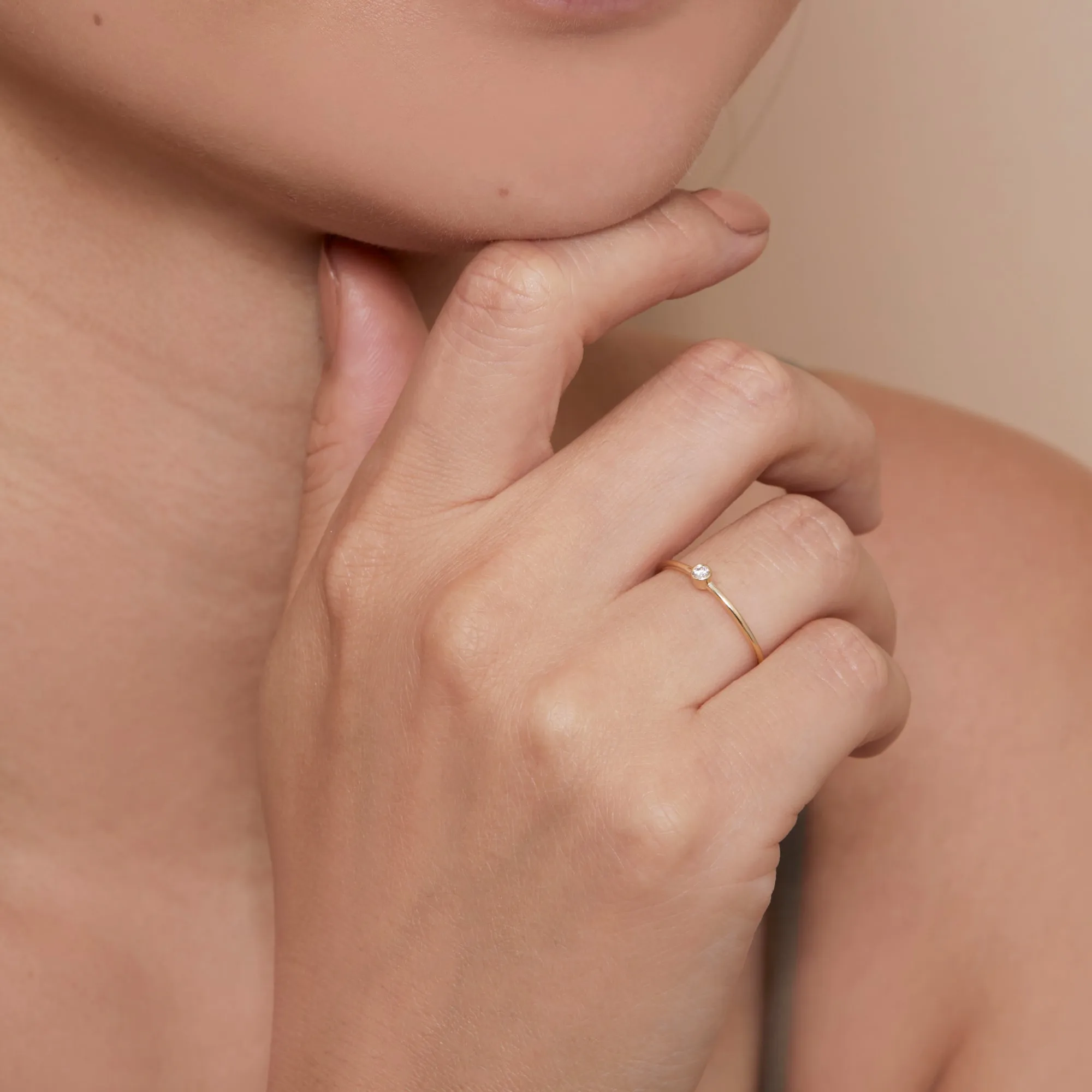 Solitaire Diamond Engagement Ring, Susie SARAHELISE