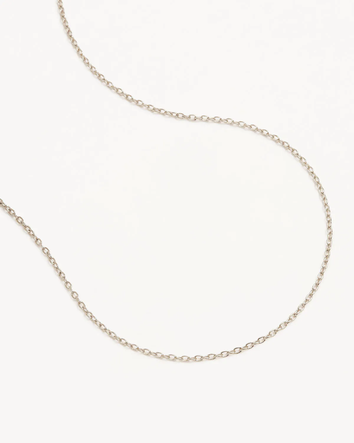 Sterling Silver 18" Fine Rolo Chain Necklace Bycharlotte