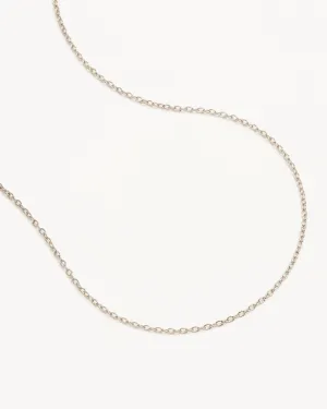 Sterling Silver 18" Fine Rolo Chain Necklace Bycharlotte