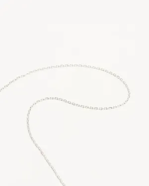 Sterling Silver 18" Signature Chain Necklace Bycharlotte