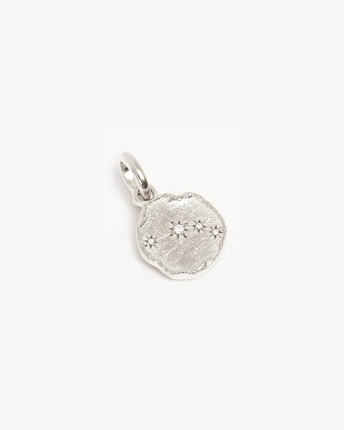 Sterling Silver Cosmic Love Zodiac Annex Link Pendant - Aries Bycharlotte