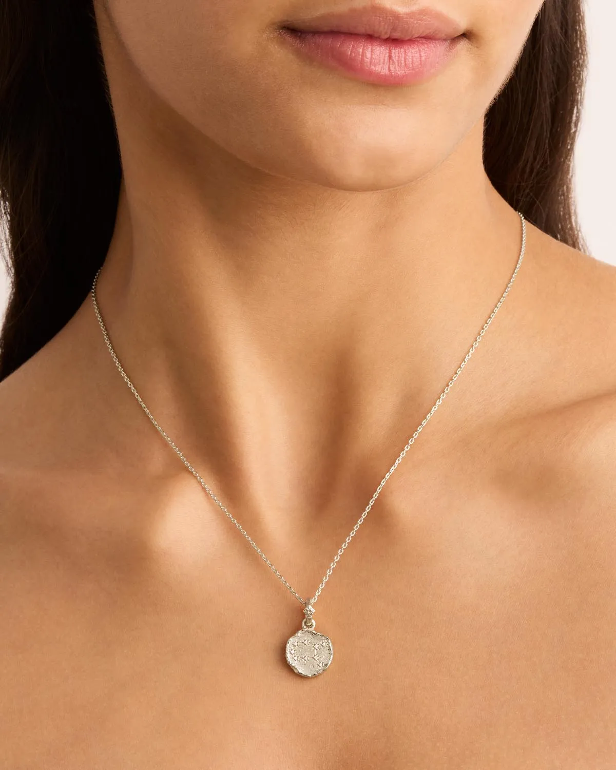 Sterling Silver Cosmic Love Zodiac Annex Link Pendant - Gemini Bycharlotte