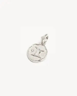 Sterling Silver Cosmic Love Zodiac Annex Link Pendant - Gemini Bycharlotte