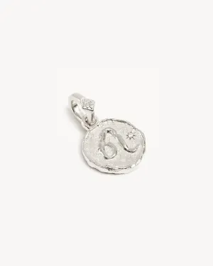 Sterling Silver Cosmic Love Zodiac Annex Link Pendant - Leo Bycharlotte