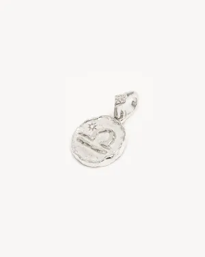 Sterling Silver Cosmic Love Zodiac Annex Link Pendant - Libra Bycharlotte
