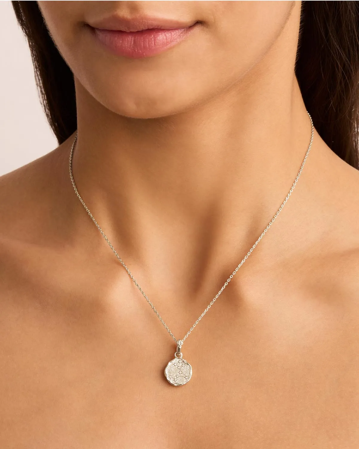 Sterling Silver Cosmic Love Zodiac Annex Link Pendant - Pisces Bycharlotte