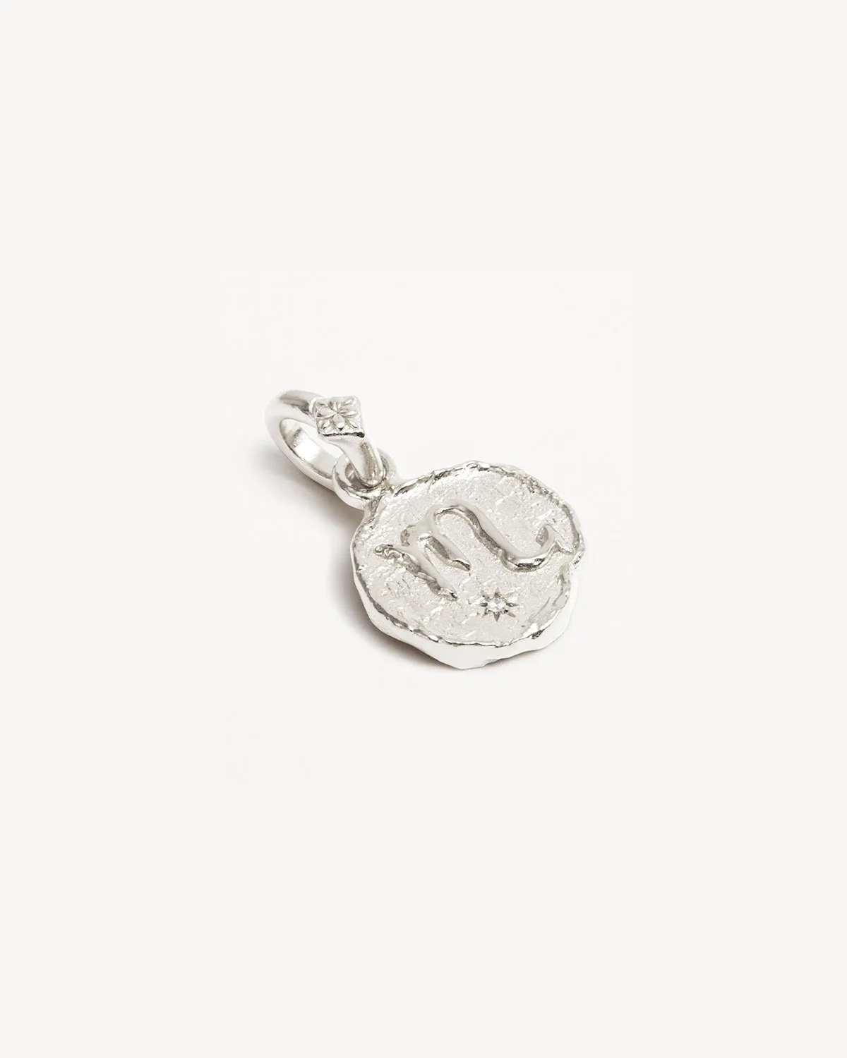 Sterling Silver Cosmic Love Zodiac Annex Link Pendant - Scorpio Bycharlotte