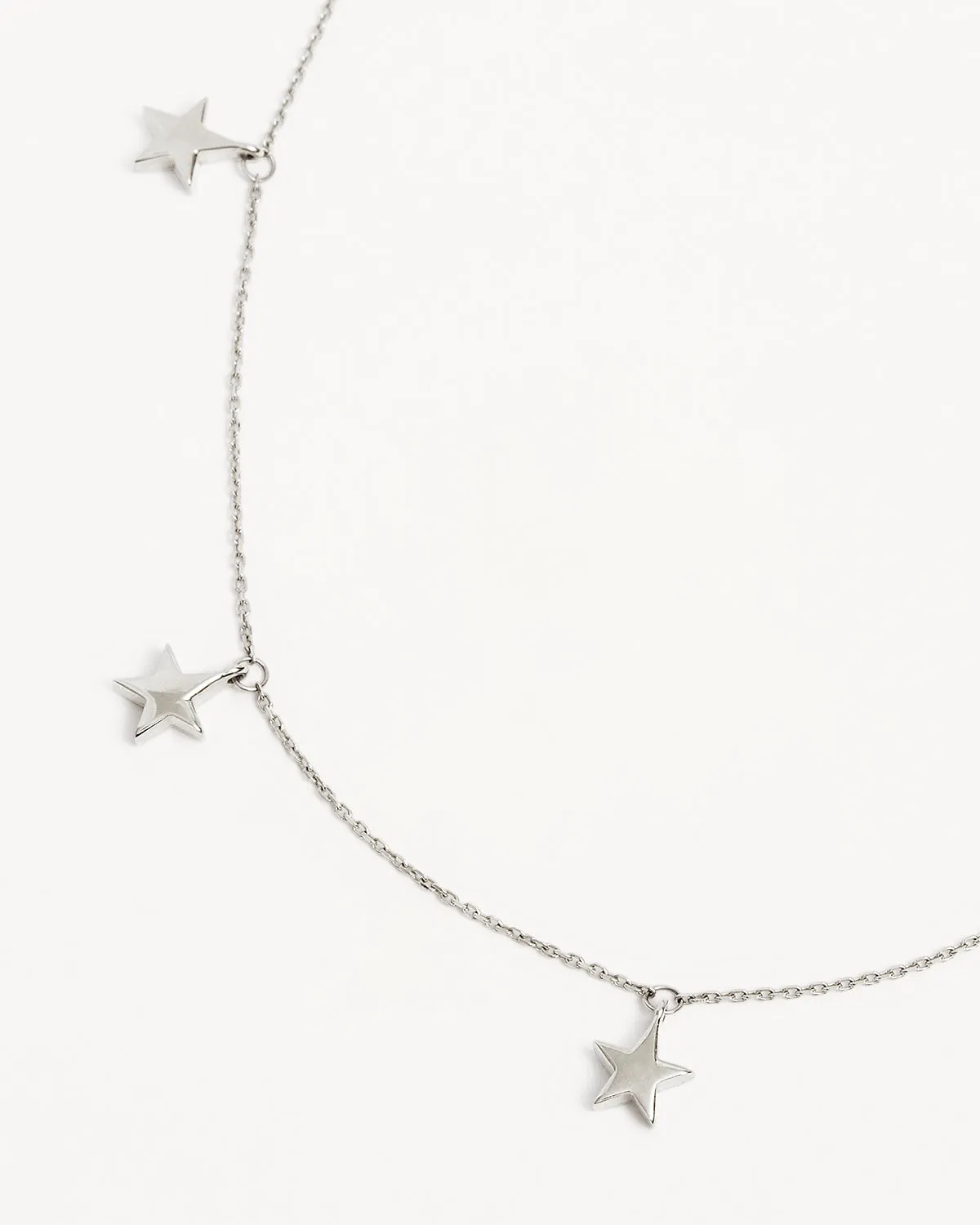 Sterling Silver Star Bright Necklace Bycharlotte