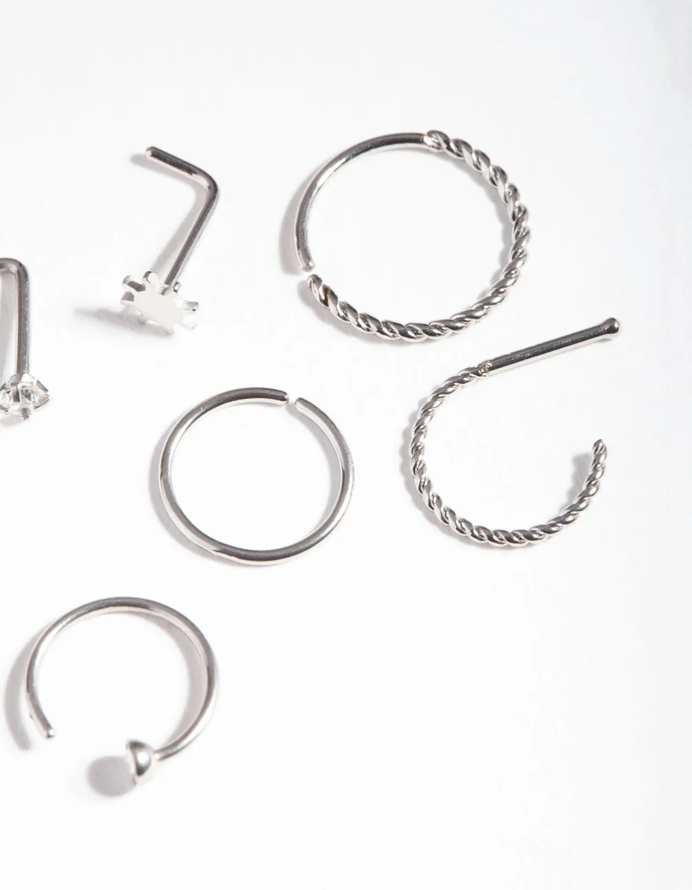 Surgical Steel Sun Twist Nose Jewellery Pack