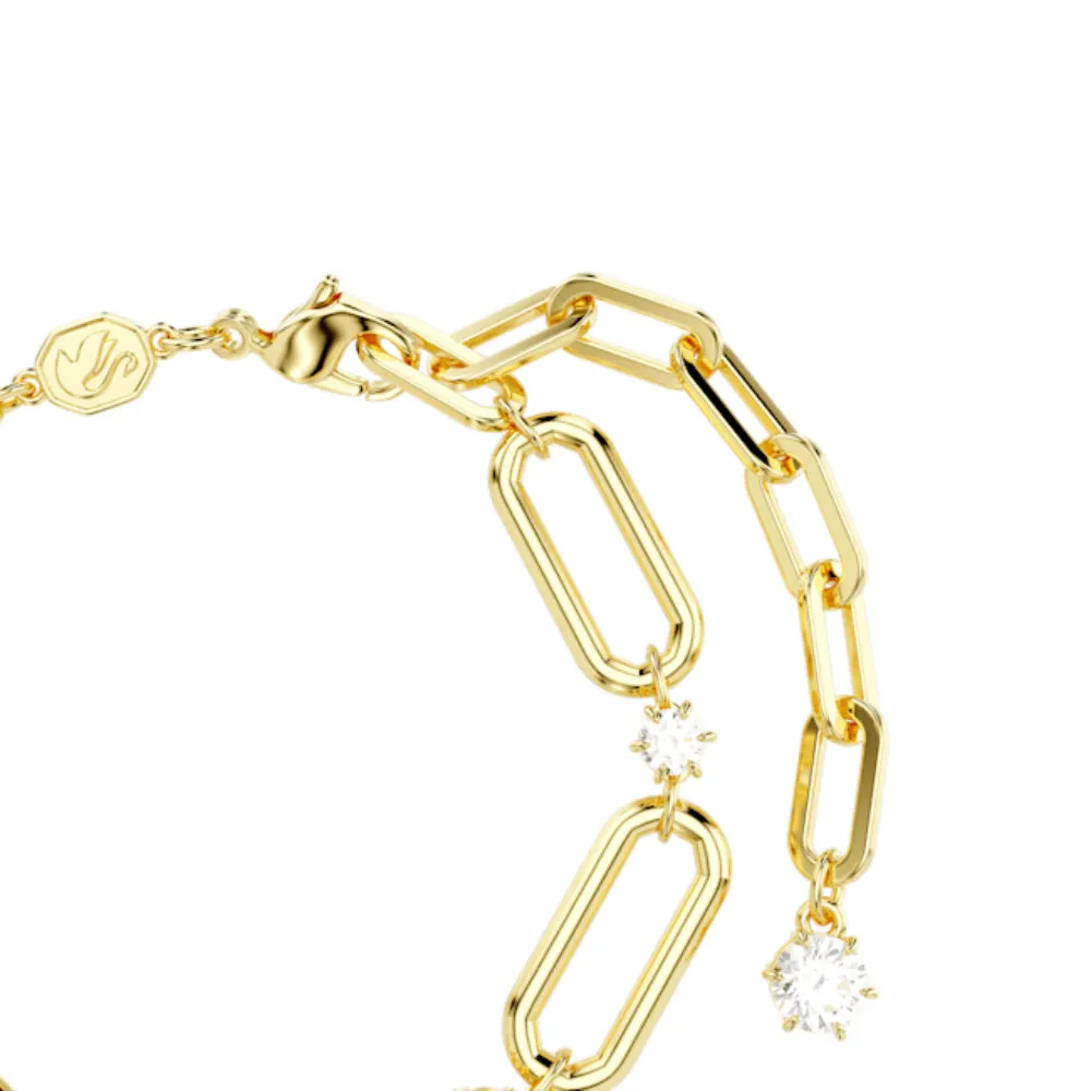 Swarovski Constella Bracelet White, Rhodium plated