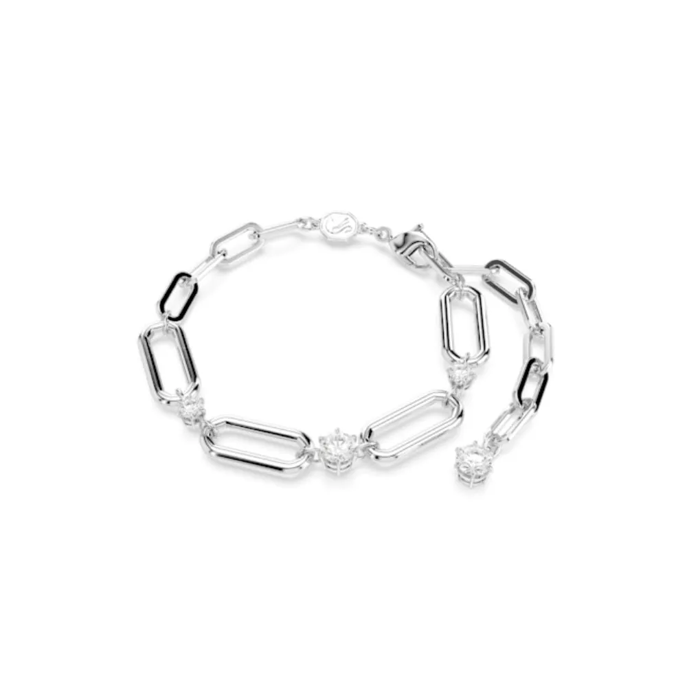 Swarovski Constella Bracelet White, Rhodium plated