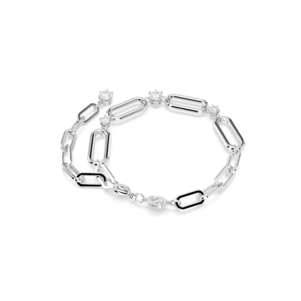 Swarovski Constella Bracelet White, Rhodium plated