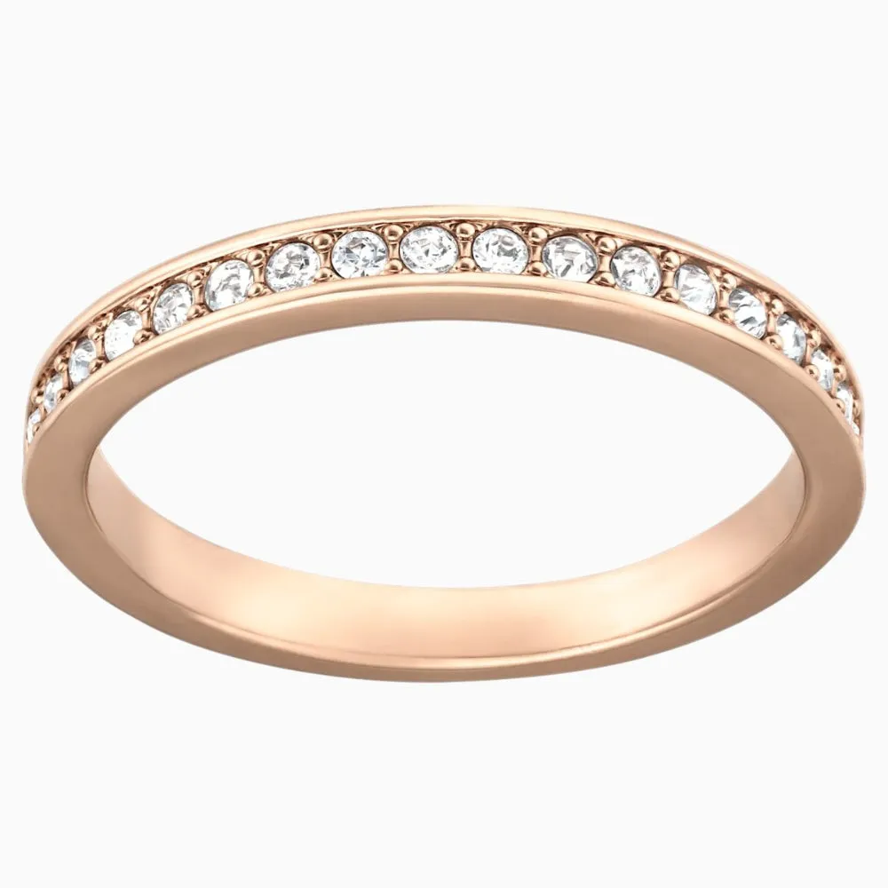 Swarovski Rare Ring White Rose-Gold Tone