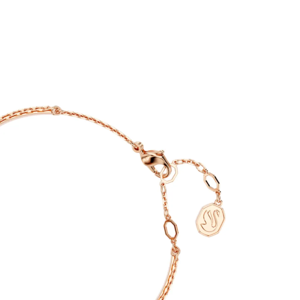 Swarovski Swarovski Swan Bangle Swan, Black, Rose gold-tone plated, Small