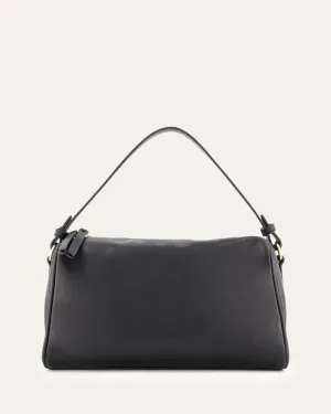 SYLVIE CROSSBODY BAG BLACK LEATHER Jo Mercer