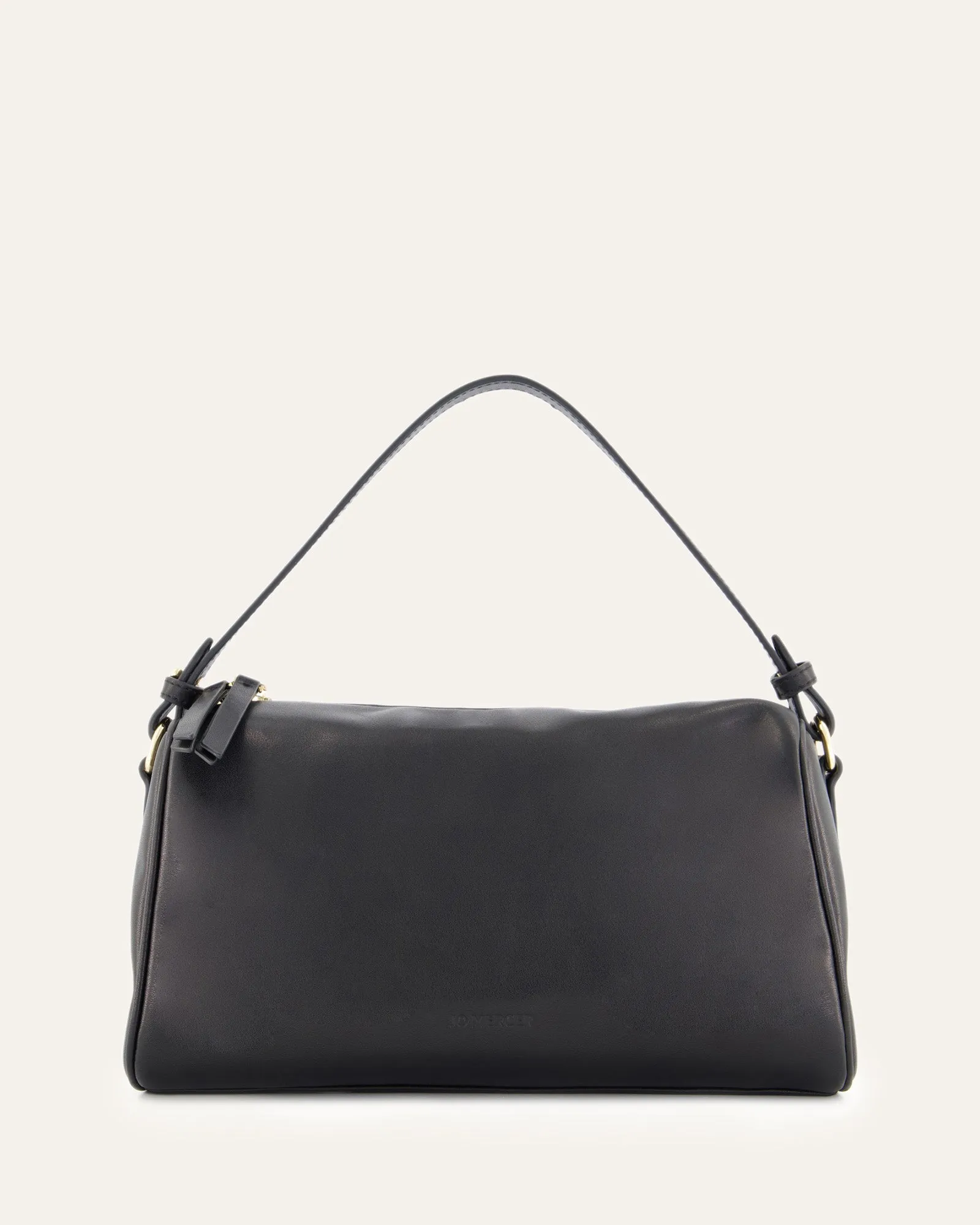 SYLVIE CROSSBODY BAG BLACK LEATHER Jo Mercer