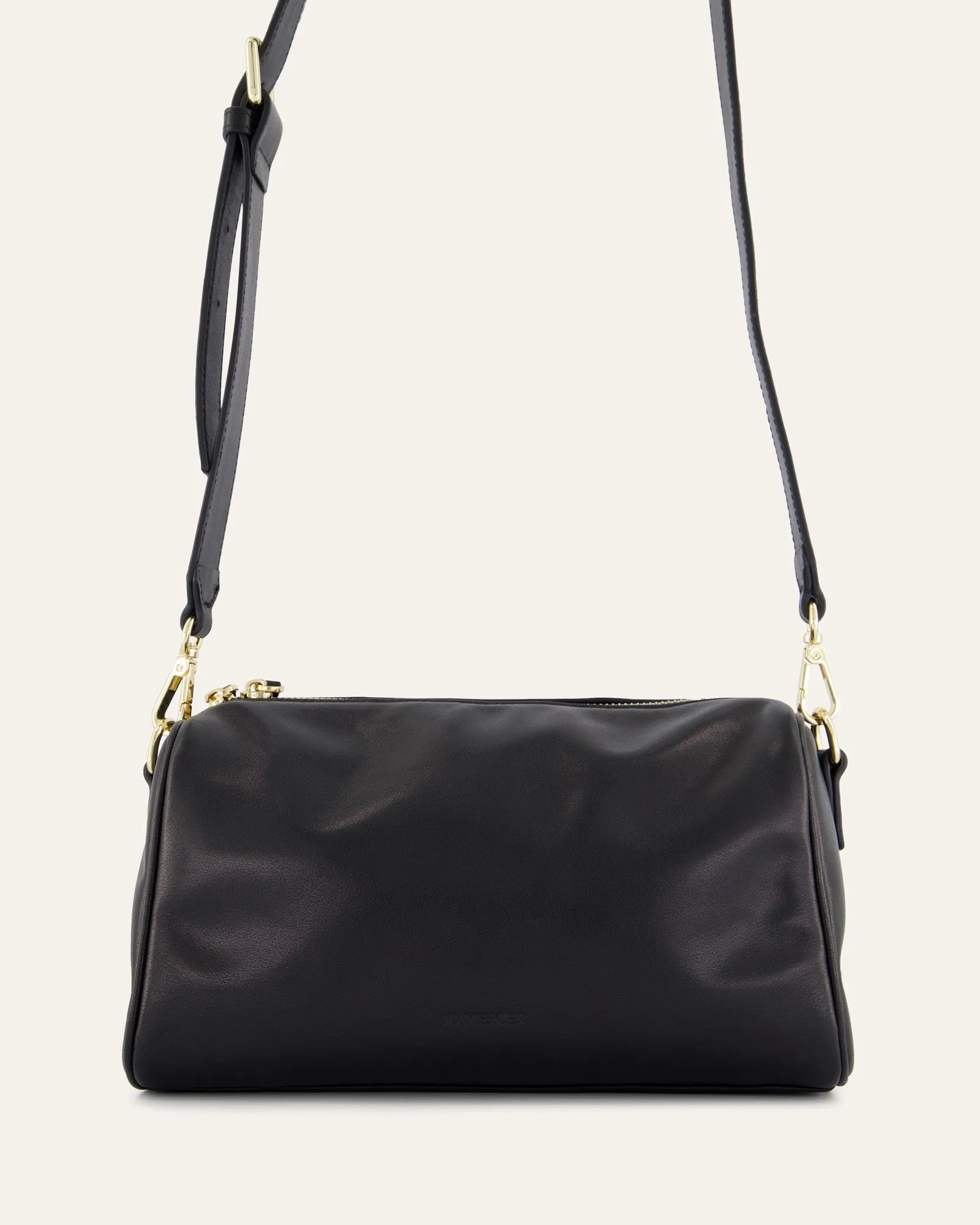 SYLVIE CROSSBODY BAG BLACK LEATHER Jo Mercer