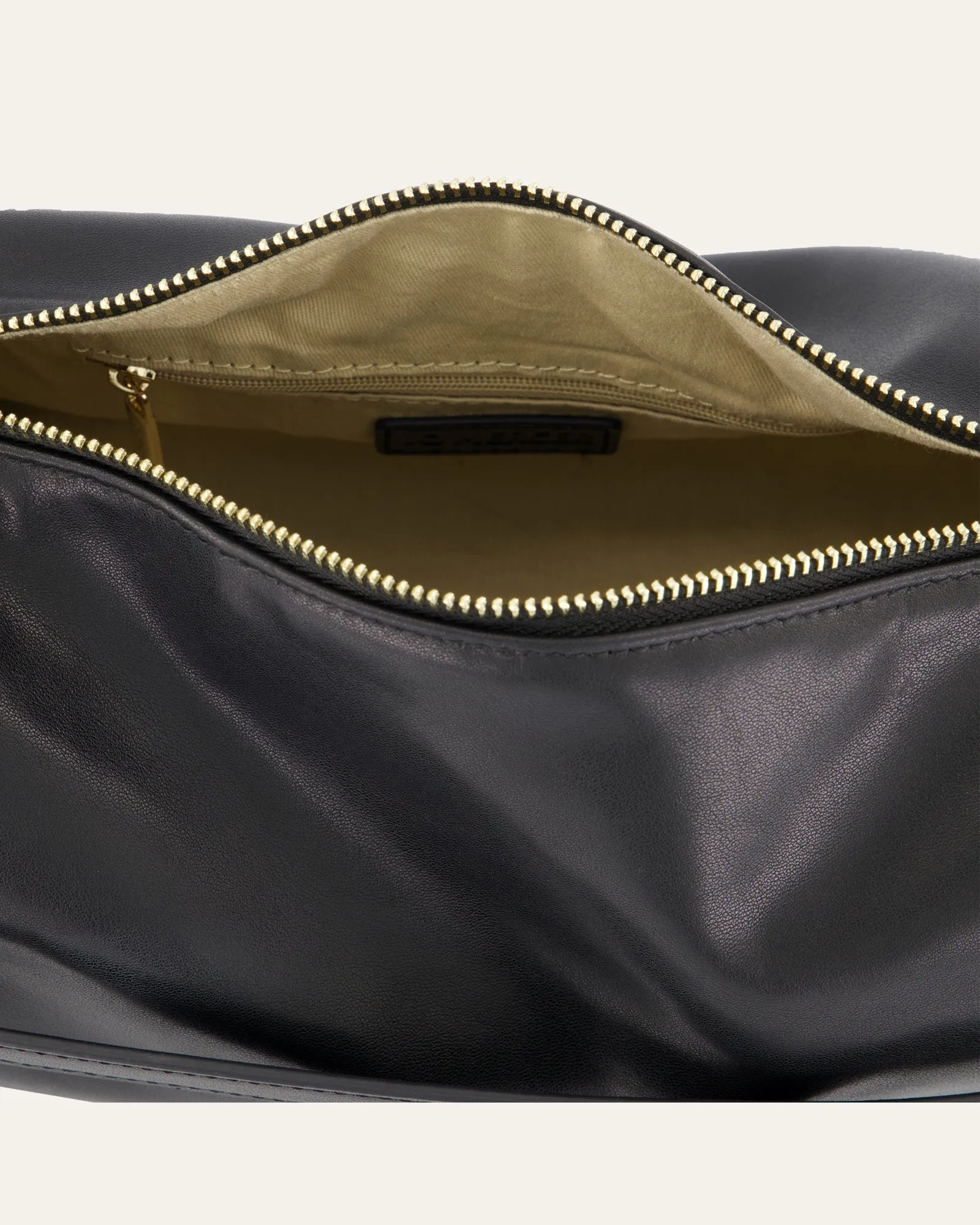 SYLVIE CROSSBODY BAG BLACK LEATHER Jo Mercer