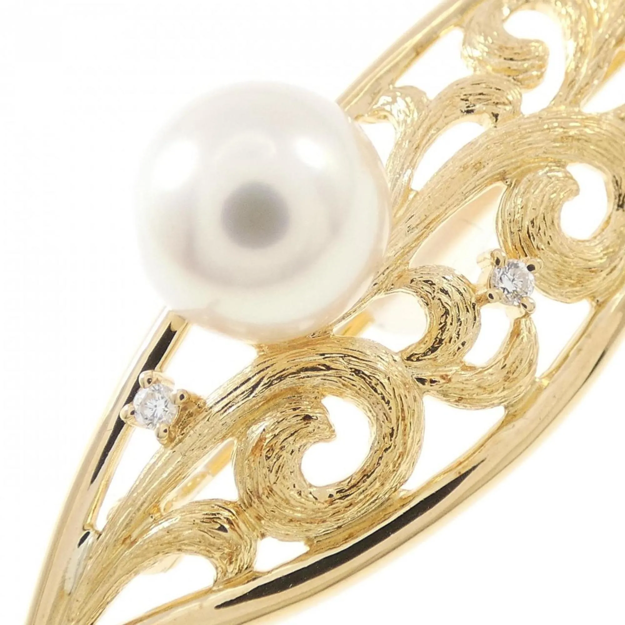 Tasaki yellow gold (18K) Brooch (Pre-Owned)