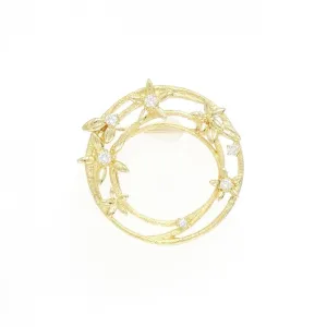 Tasaki yellow gold (18K) Brooch (Pre-Owned)