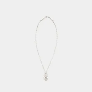 The Amore Unlocked Necklace in Silver