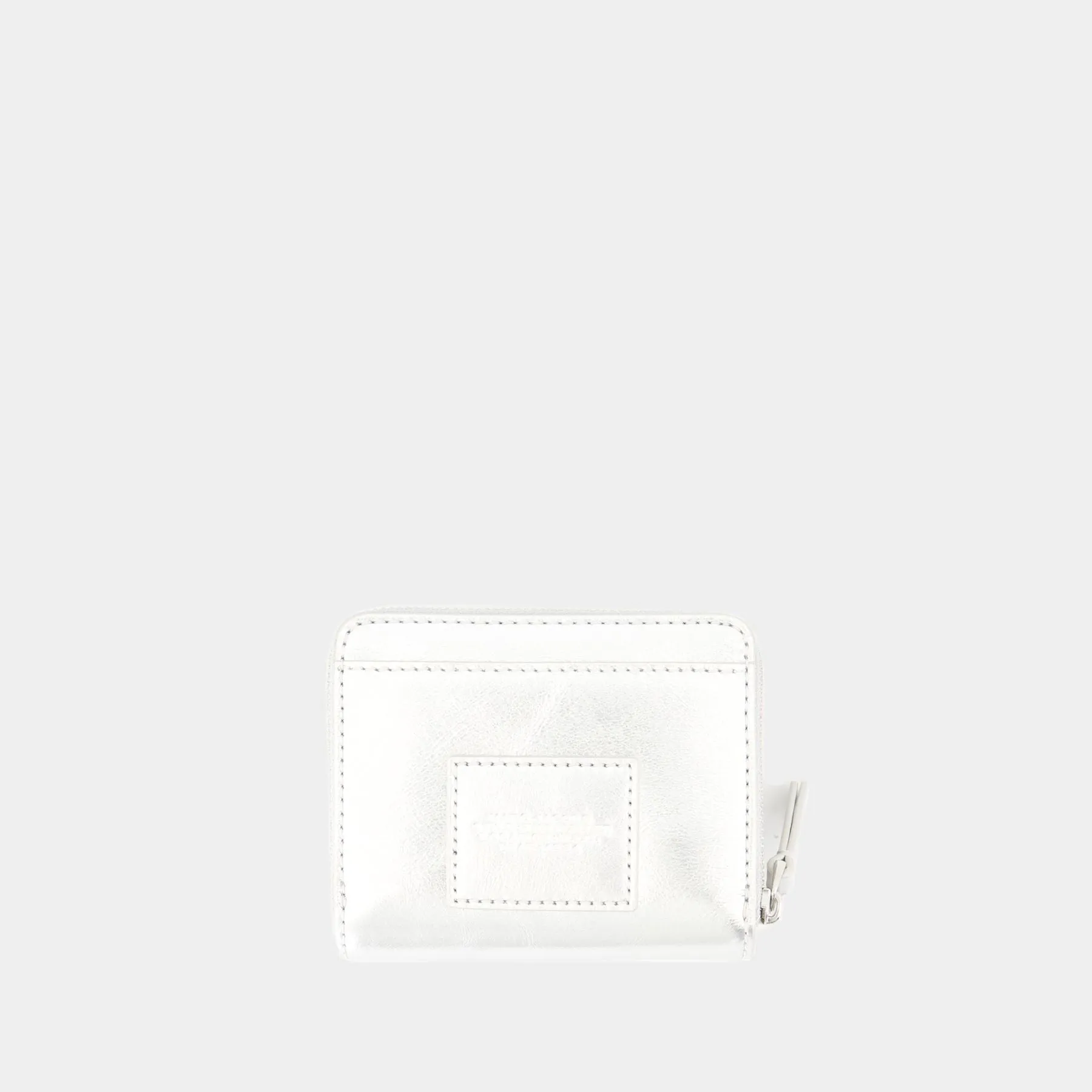 The Mini Compact Wallet - Marc Jacobs - Leather - Silver
