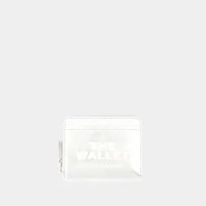 The Mini Compact Wallet - Marc Jacobs - Leather - Silver