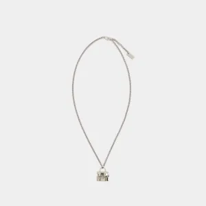 The Tote Bag Necklace - Marc Jacobs - Metal - Silver