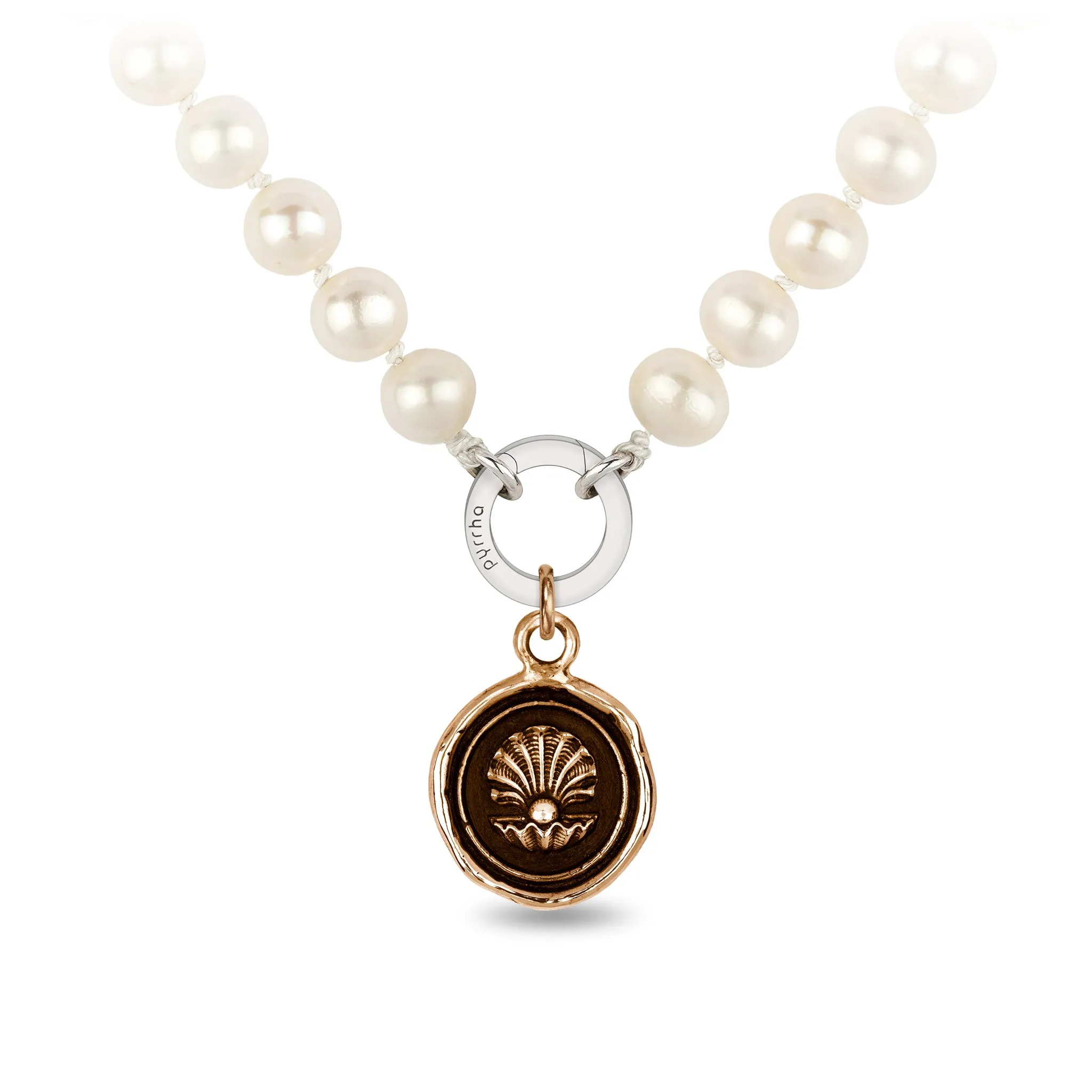 The World is Your Oyster Knotted Freshwater Pearl Necklace