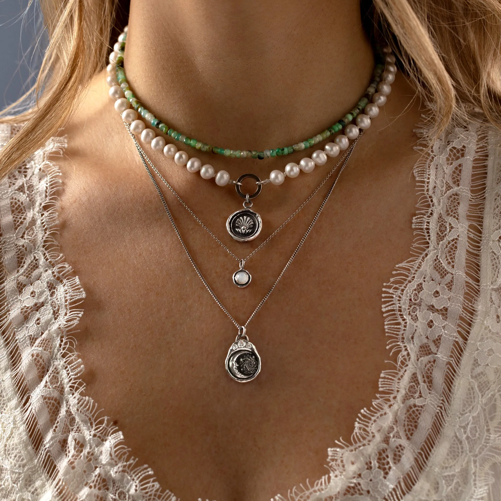 The World is Your Oyster Knotted Freshwater Pearl Necklace