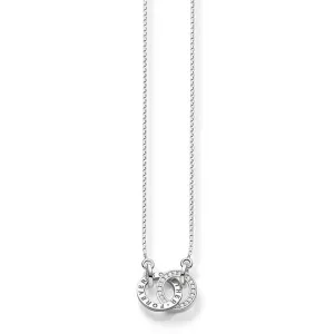Thomas Sabo Sterling Silver Together Rings On 40-45cm Chain Shiels