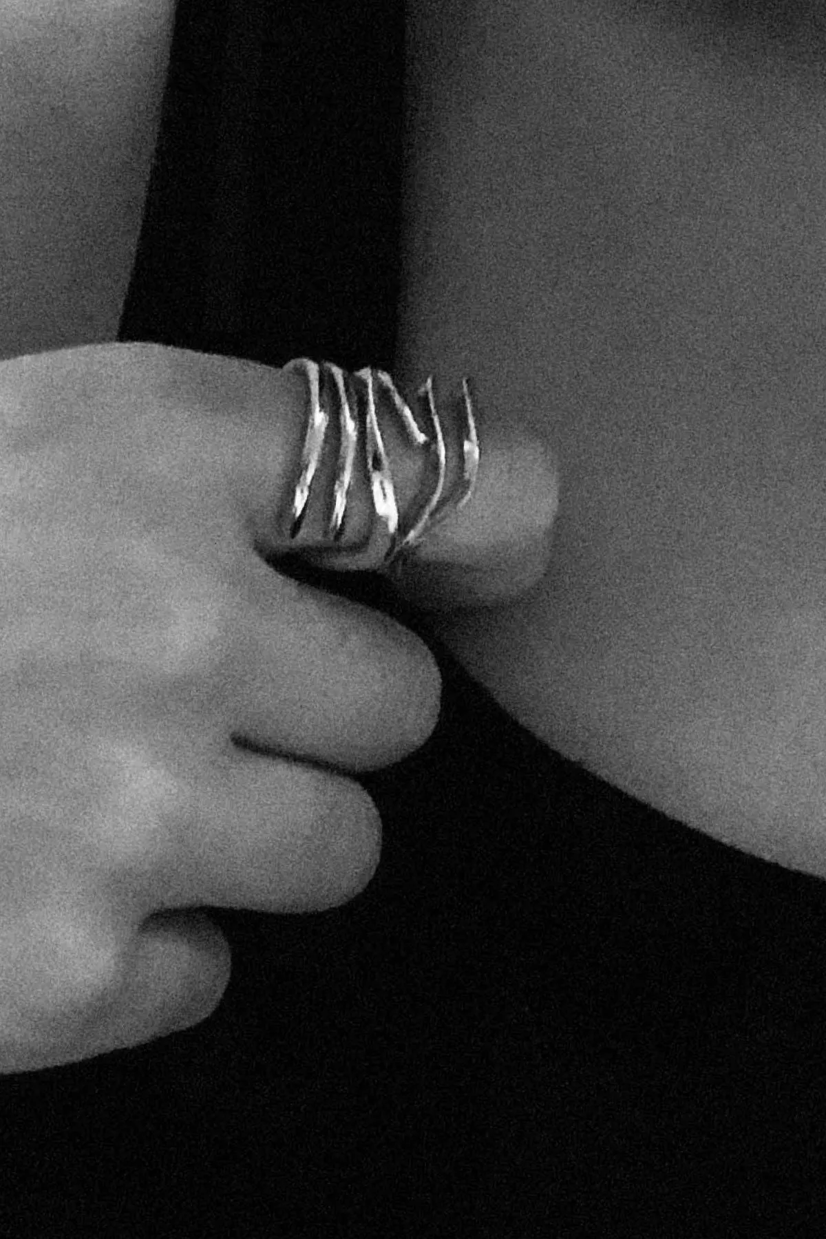 Tide 05 Silver Ring
