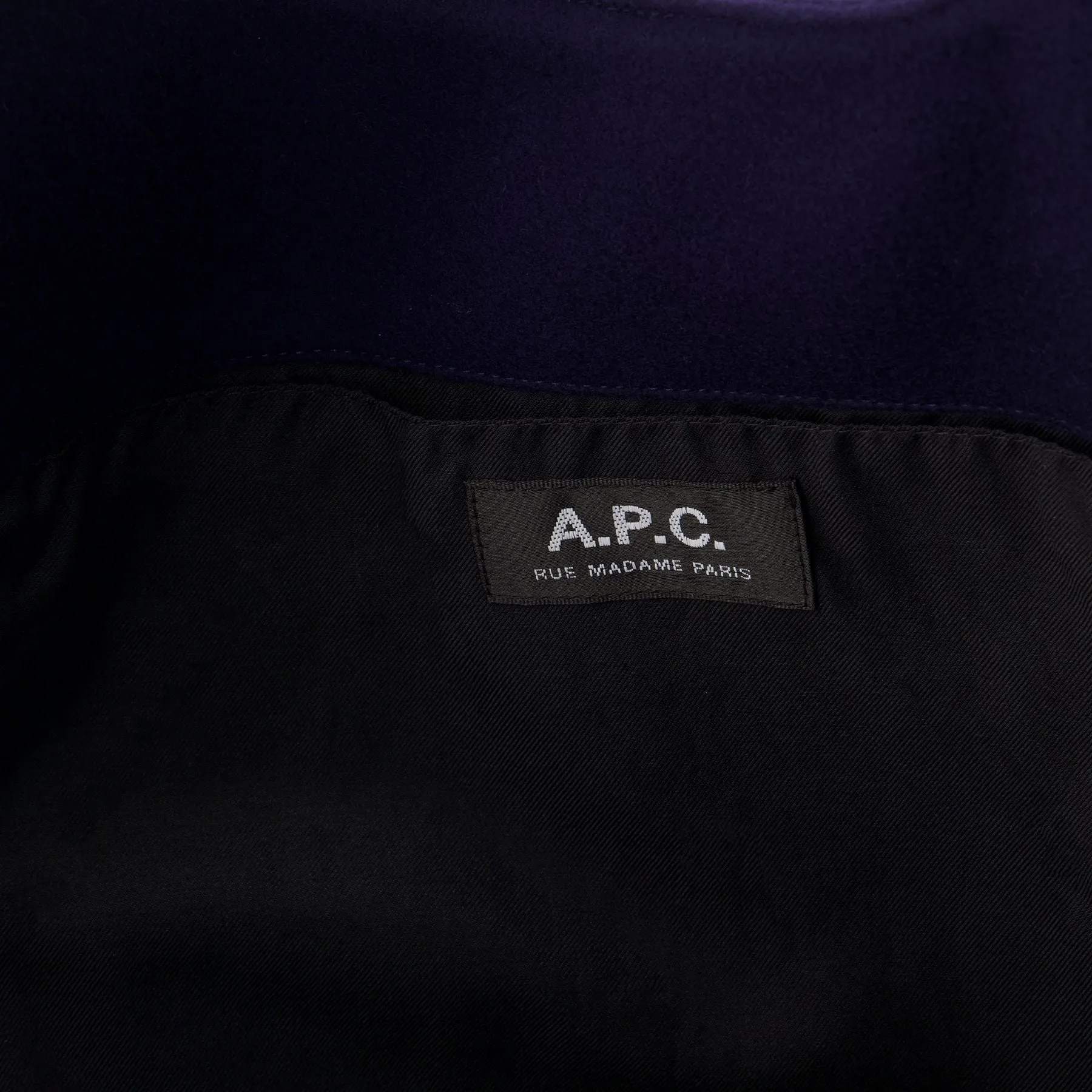 Tote Ninon - A.P.C. - Wool - Blue