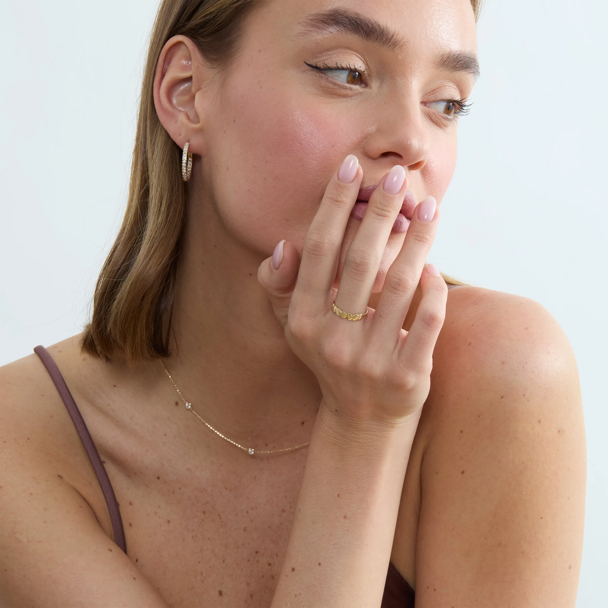 Unique Gold Bubble Ring, April SARAHELISE