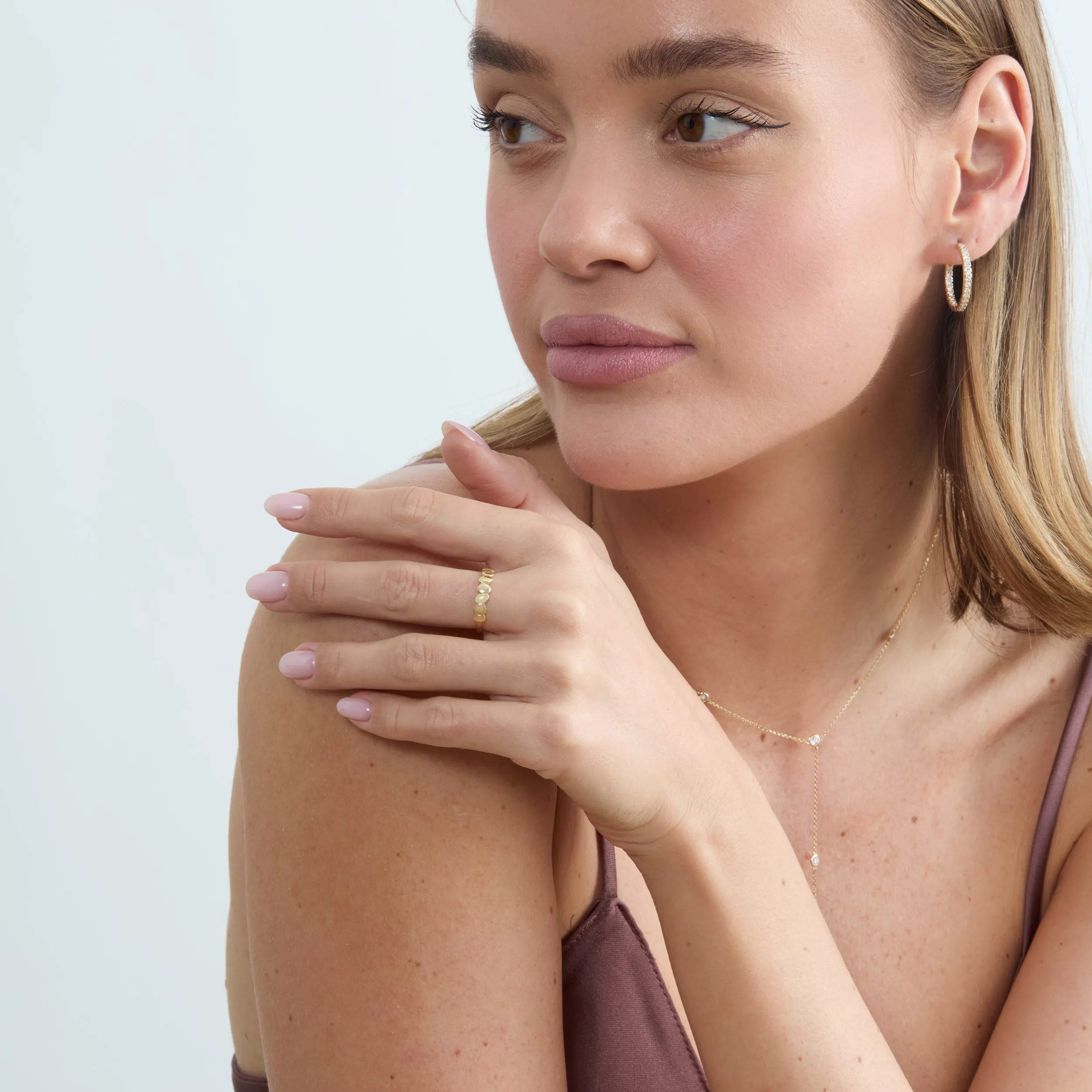 Unique Gold Bubble Ring, April SARAHELISE