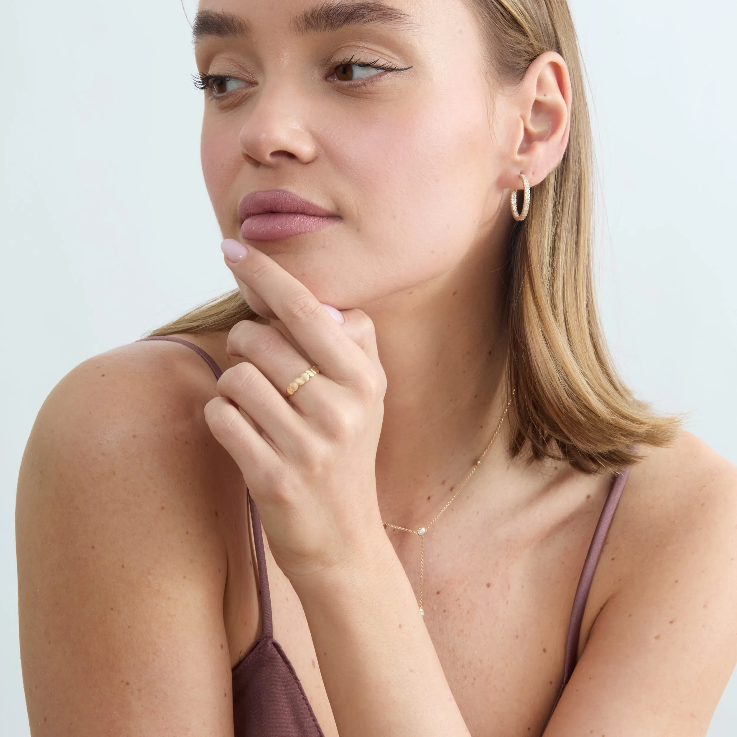 Unique Gold Bubble Ring, April SARAHELISE